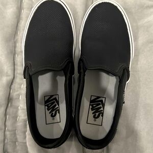 Vans off the wall shoes! Black size 6.5